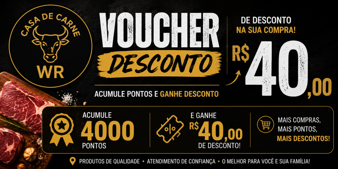Voucher de R$ 40